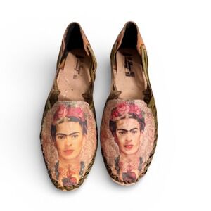 Handmade Frida Kahlo Huaraches Mexican Leather Woven Sandals Flats Women Size 8